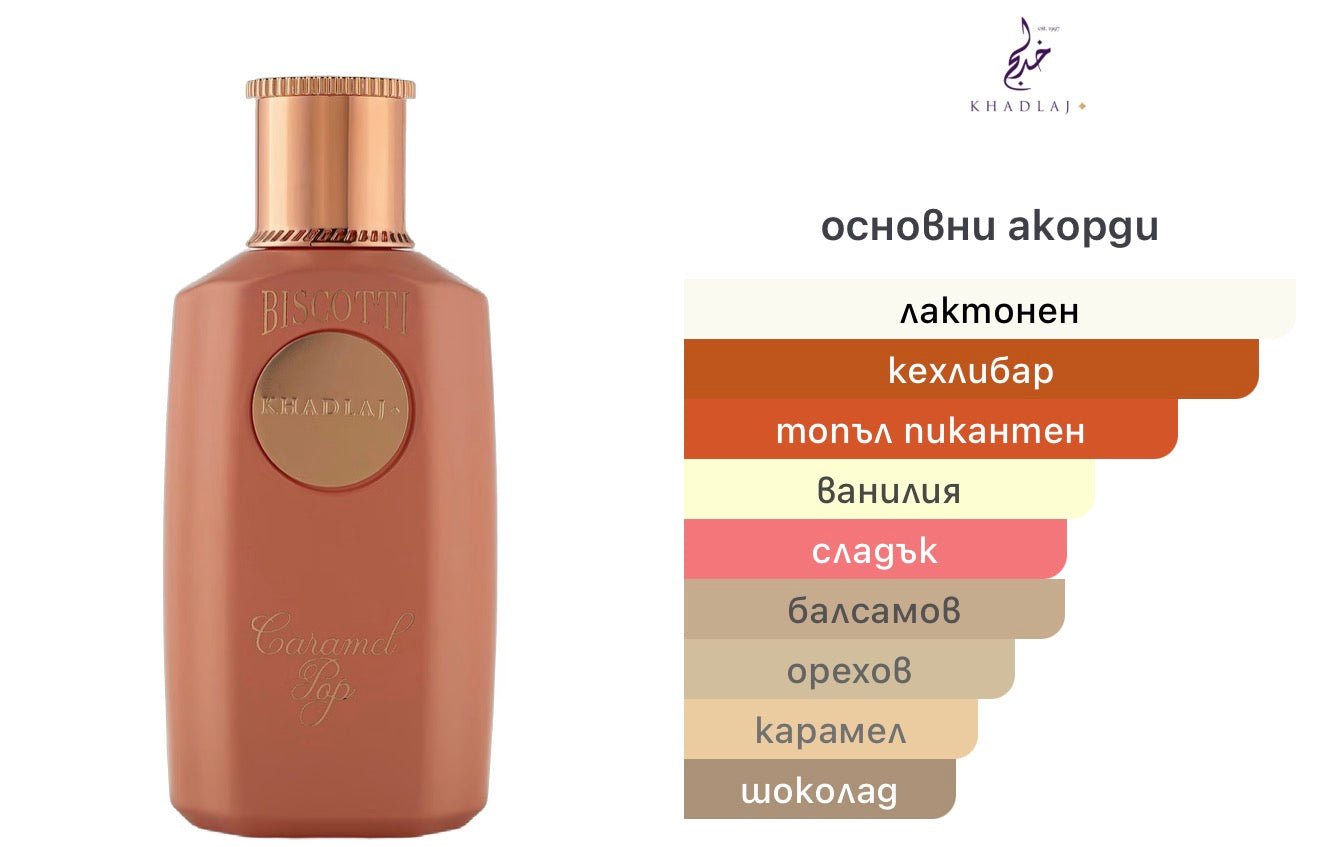 Khadlaj Biscotti Caramel pop ExDP 100 мл. – оригинален парфюм, продуктова снимка 4