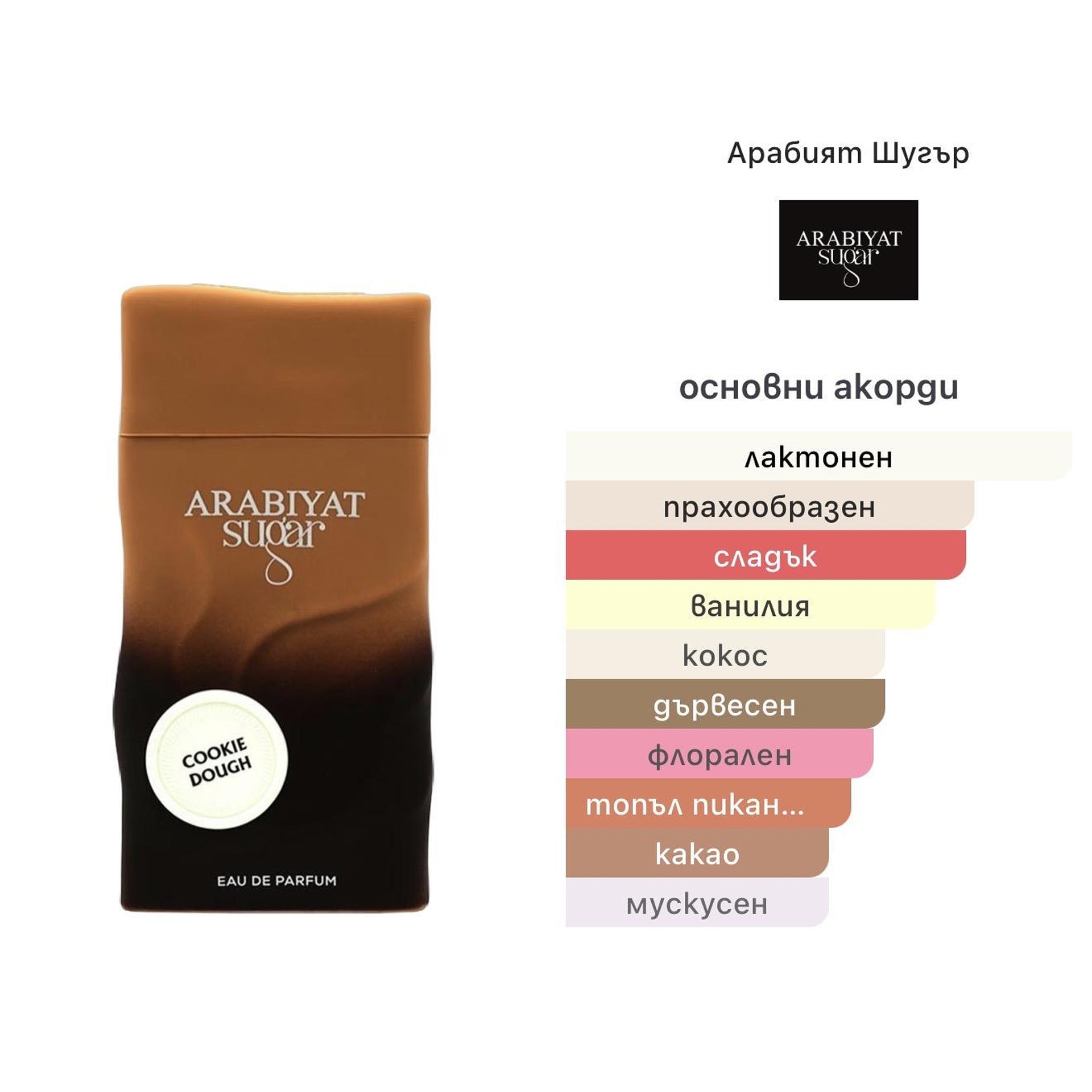 Arabiyat Sugar Cookie Dough EDP 100ml – оригинален парфюм, продуктова снимка 5