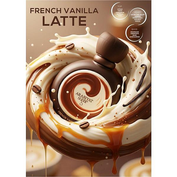 Arabiyat Sugar French Vanilla Latte EDP 100ml – оригинален парфюм, продуктова снимка 3