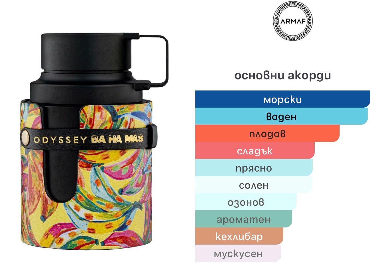 Armaf Odyssey Ba Ha Mas EDP 100 мл. – оригинален парфюм, продуктова снимка 5