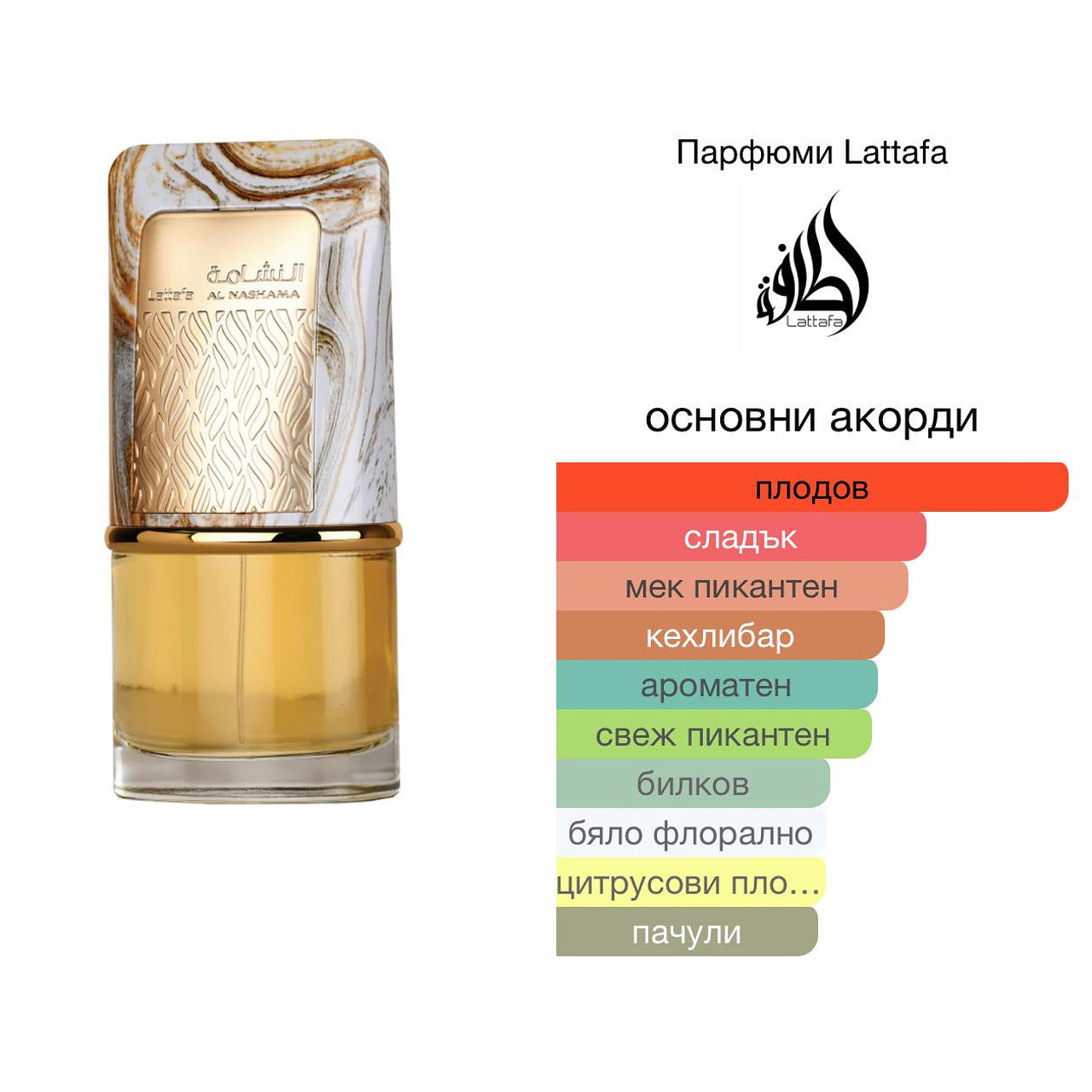 Lattafa Al Nashama EDP 100мл. – Lattafa, унисекс аромат, Aroma Viva