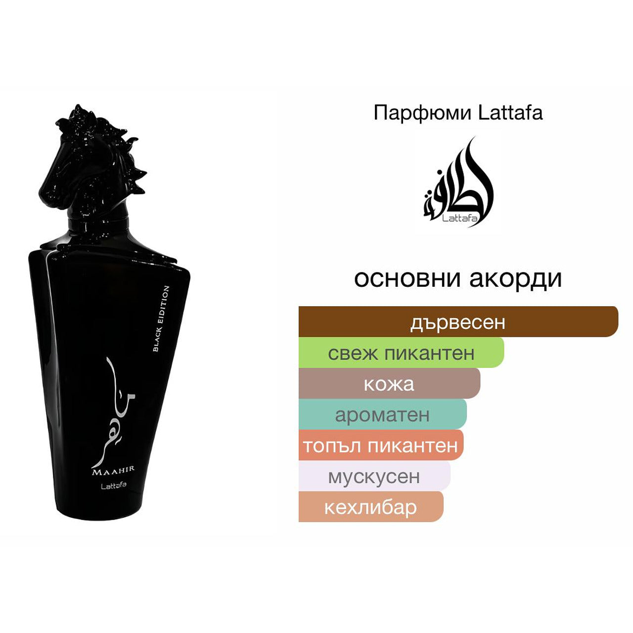 Lattafa Maahir Black EDP 100мл. – Lattafa, унисекс аромат, вдъхновен от Terroni, Aroma Viva