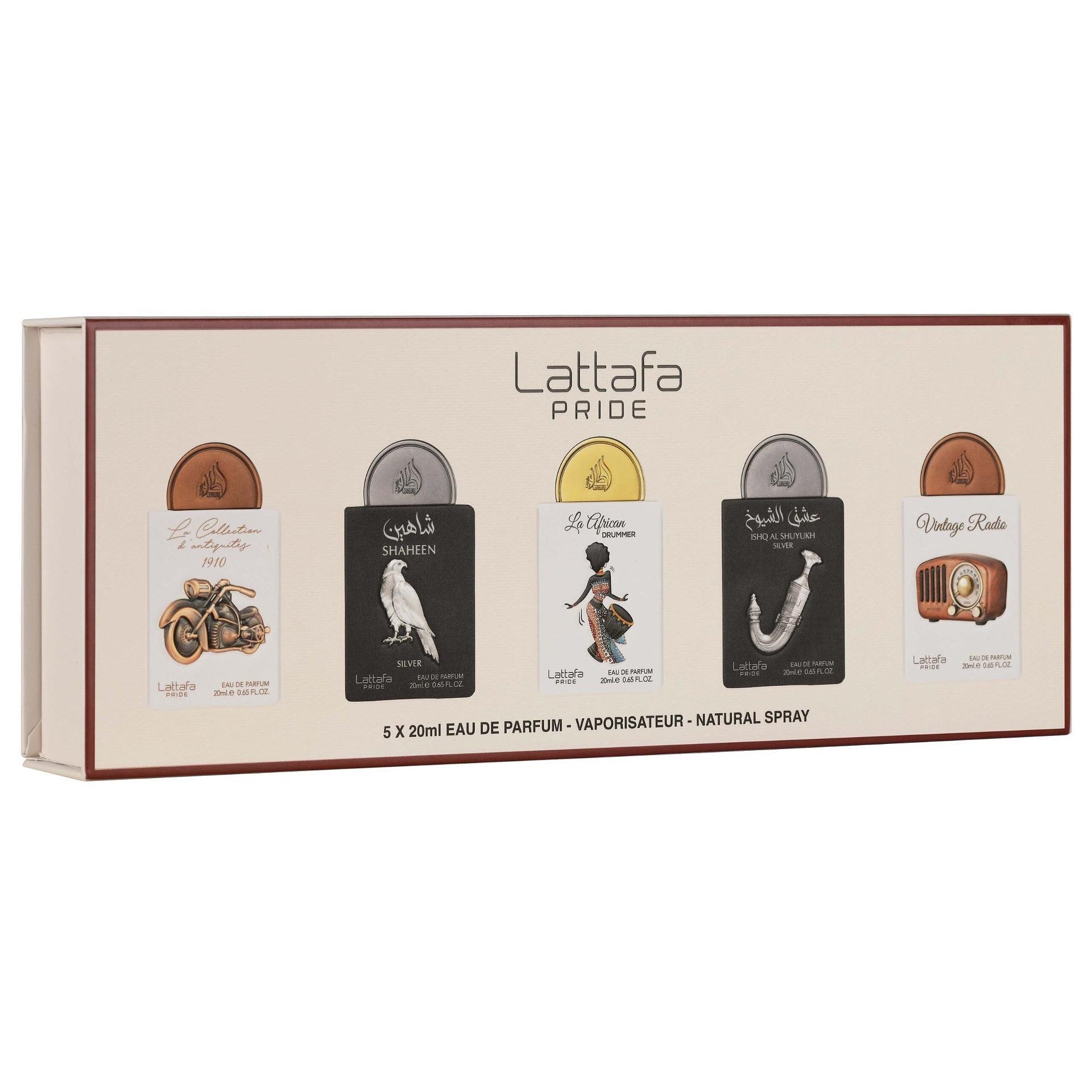 LATTAFA PRIDE GIFT SET N5 5x20ML – оригинален комплект, продуктова снимка 1